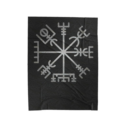 Viking Compass Velveteen Blanket