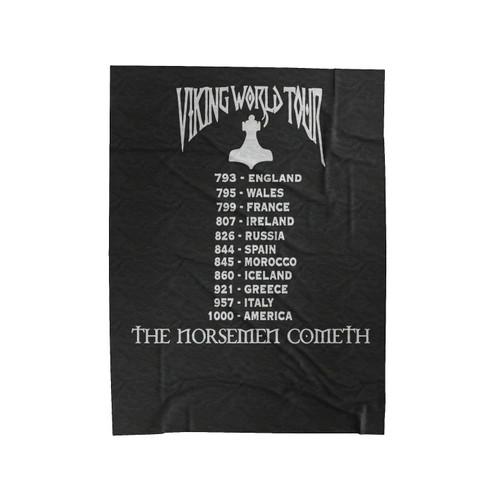Viking World Tour Velveteen Blanket
