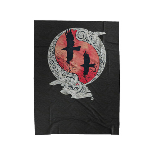Vikings Valhalla Odin Nordic Ragnar Lodbrok Thor Rollo Floki Warriors Velveteen Blanket