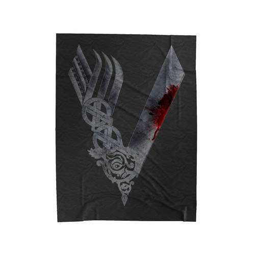 Vikings Warrior Valhalla Valkyrie Thor Goth Heavy Metal 1 Velveteen Blanket