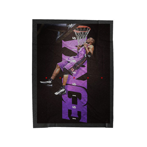 Vince Carter Basketball 1 Velveteen Blanket