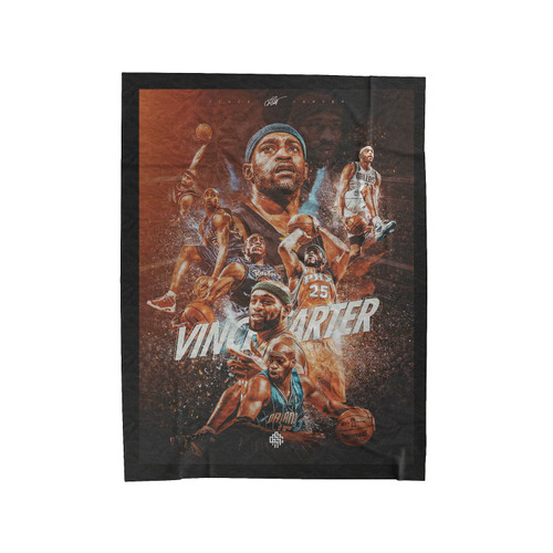 Vince Carter Vc Slam Dunk Legend Basketball Velveteen Blanket