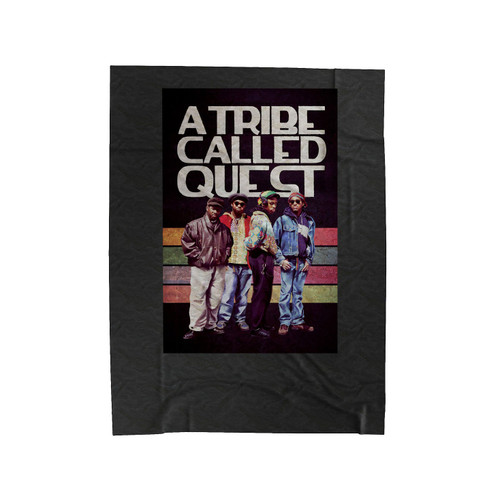 Vintage A Tribe Called Quest Hip Hop Retro Velveteen Blanket