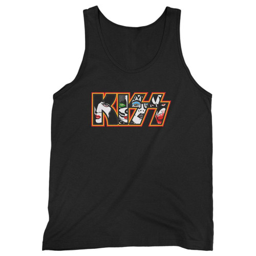 Our cotton kiss band men white rock band men tank top is perfect for those intense workouts in the gym, at practice or pickup games.
