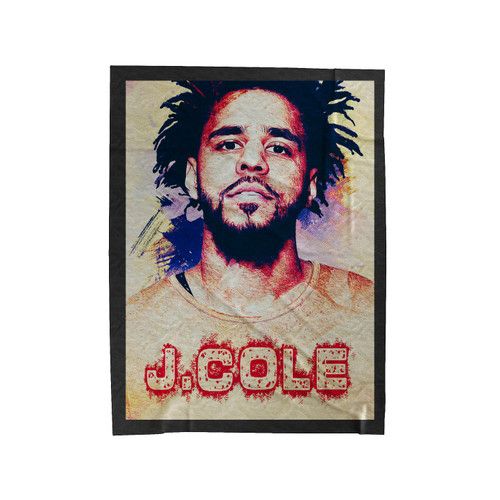 Vintage J Cole Hip Hop Rap Star Velveteen Blanket
