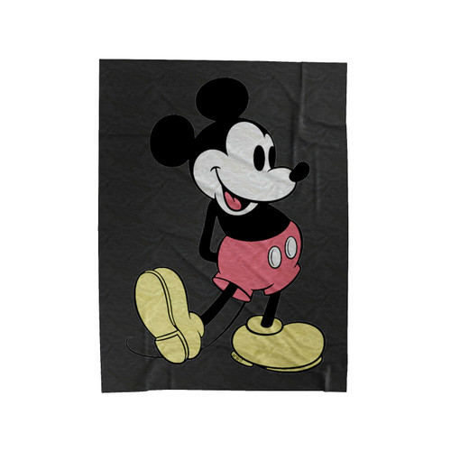 Vintage Mickey Mouse Disney Velveteen Blanket