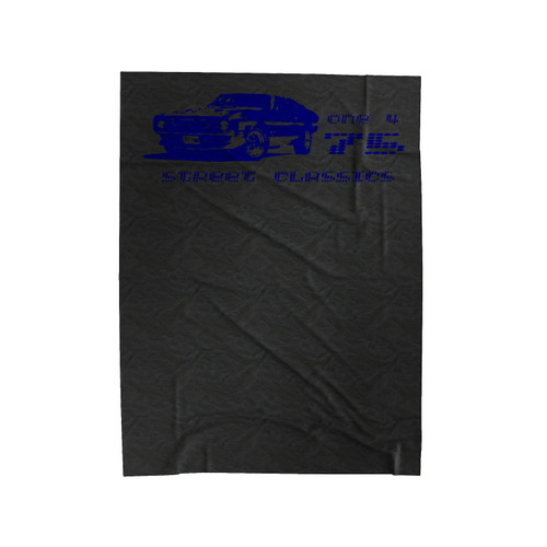 Vintage Mustang Street Classics Velveteen Blanket