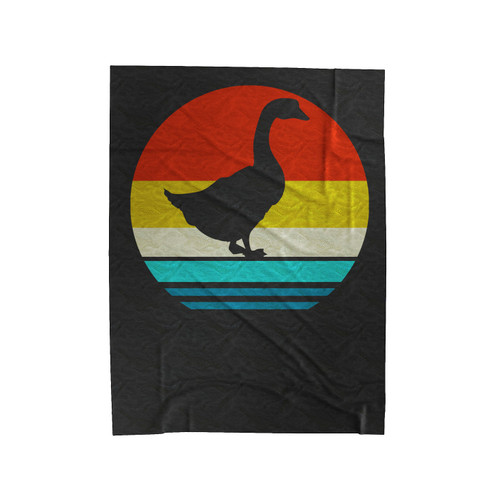 Vintage Retro Goose Velveteen Blanket