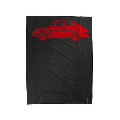 Vintage Scandinavian Car Velveteen Blanket
