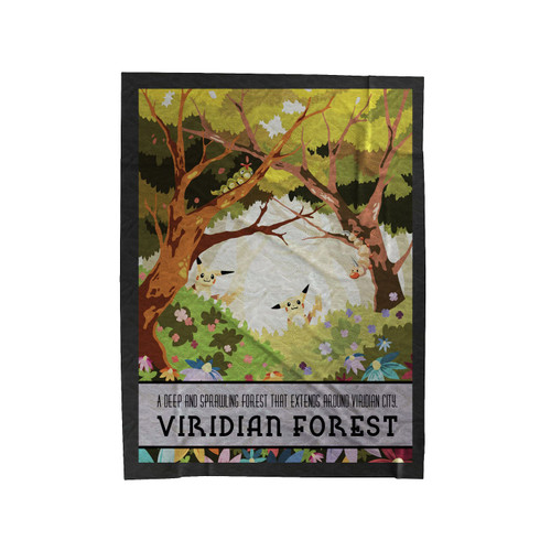 Viridian Forest Velveteen Blanket