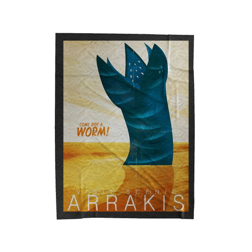 Visit Scenic Arrakis Velveteen Blanket