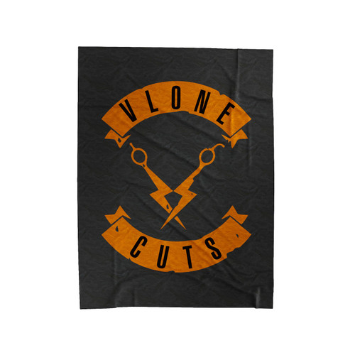 Vlone Cuts Logo Art Velveteen Blanket
