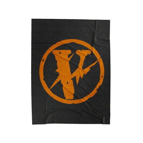 Vlone X Fragment Logo Velveteen Blanket