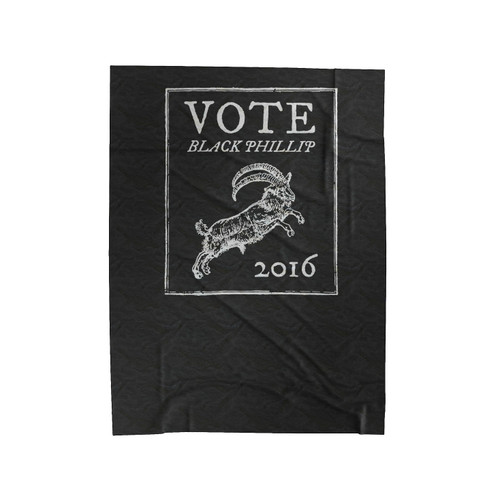 Vote Black Phillip 2016 The Witch Velveteen Blanket