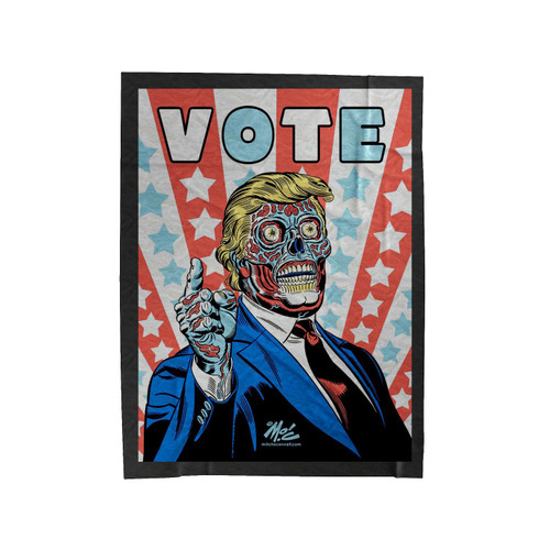 Vote Donald Trump Velveteen Blanket
