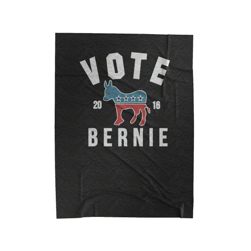 Vote Retro Bernie 2016 Velveteen Blanket