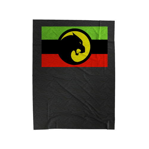 Wakanda Black Panther Flag Velveteen Blanket