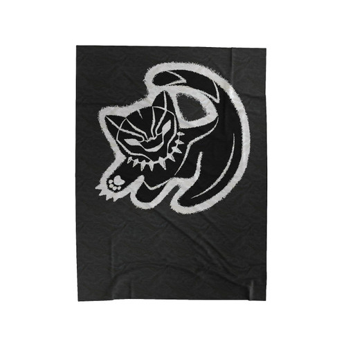 Wakanda Black Panther Lion King Velveteen Blanket
