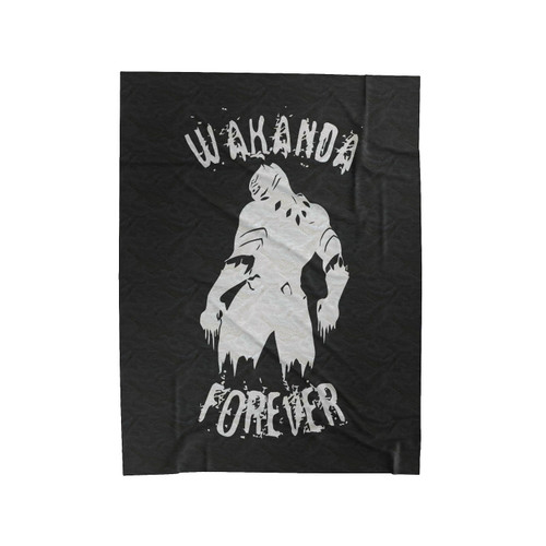Wakanda Forever Black Pride Black Panther Velveteen Blanket