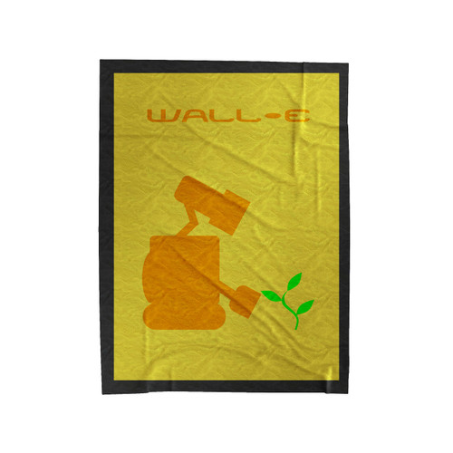 Wall E And Plant Velveteen Blanket