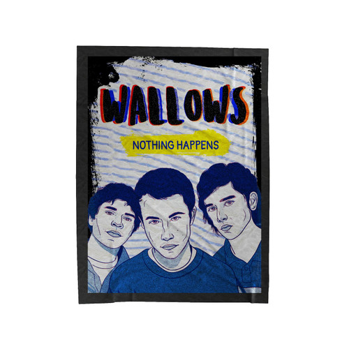 Wallows Nothing Happens Velveteen Blanket