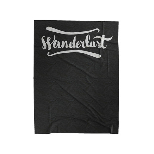 Wanderlust Unfriendly Velveteen Blanket