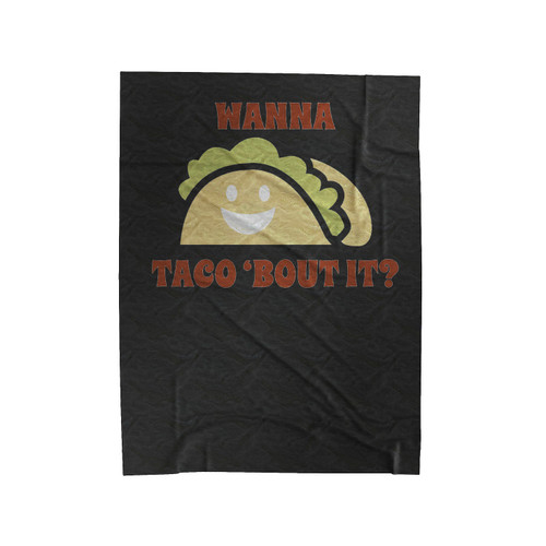Wanna Taco Bout It Velveteen Blanket
