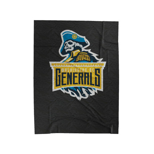 Washington Generals Skull Velveteen Blanket