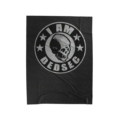 Watch Dogs Inspired I Am Dedsec Velveteen Blanket
