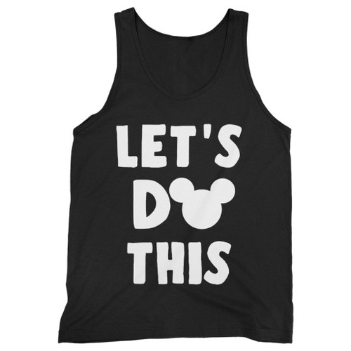 Our cotton lets do this disney mickey mouse men tank top is perfect for those intense workouts in the gym, at practice or pickup games.