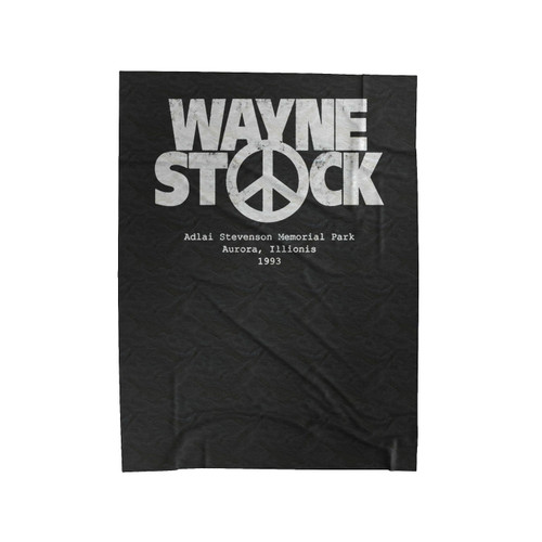 Wayne's World Wayne Stock Grunge Velveteen Blanket