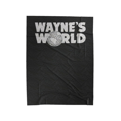Wayne's World Waynes Logo Velveteen Blanket