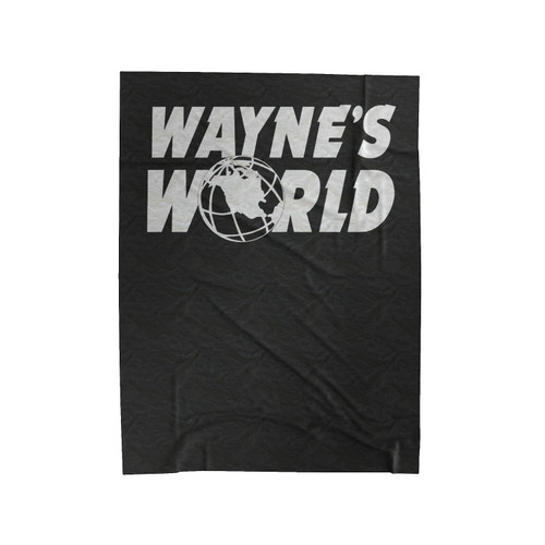 Wayne's World Waynes Logo Snl Movie Wayne Stock Garth 90S Graphic Velveteen Blanket