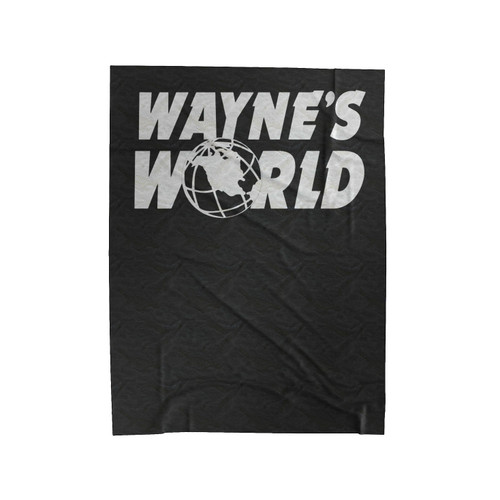 Waynes World Waynes Logo Velveteen Blanket