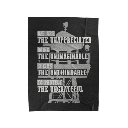 We Are The Unappreciated Velveteen Blanket