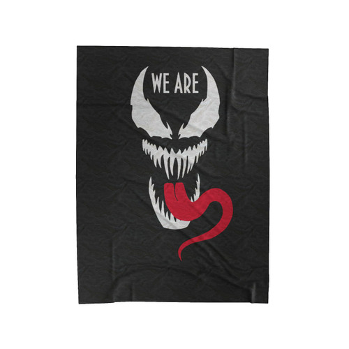 We Are Venom Logo Velveteen Blanket