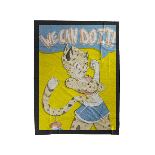 We Can Do It 4 Velveteen Blanket