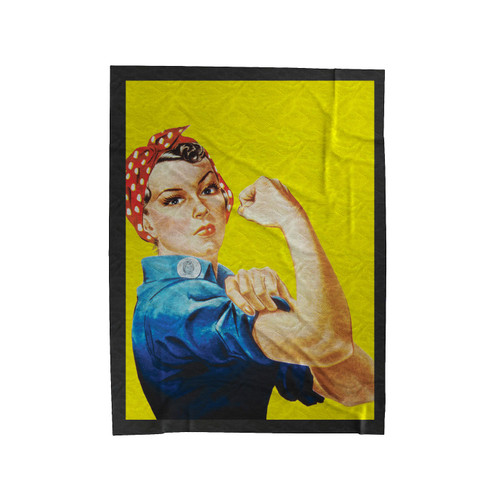 We Can Do It 5 Velveteen Blanket