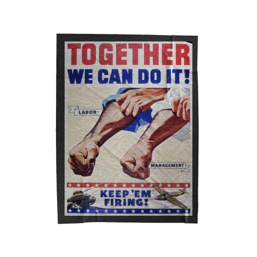 We Can Do It! 1 Velveteen Blanket