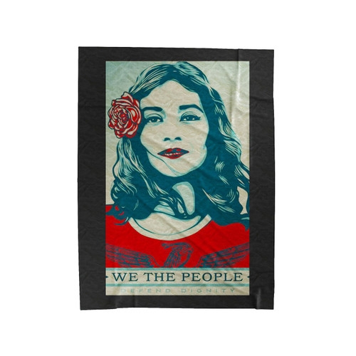 We The People Political 2 Velveteen Blanket