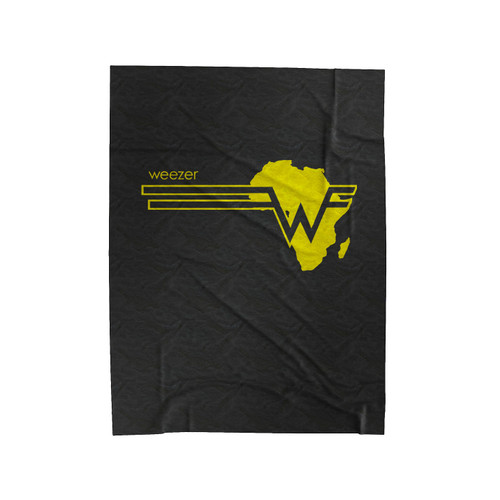 Weezer Africa Logo Velveteen Blanket