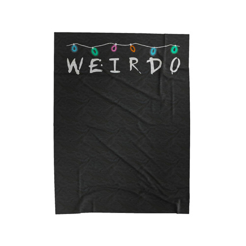 Weirdo Stranger Things Horror Scifi Nostalgic Eleven Eighties Velveteen Blanket