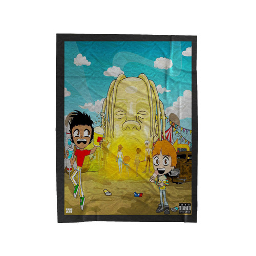 Welcome To Astroworld Travis Scott Velveteen Blanket