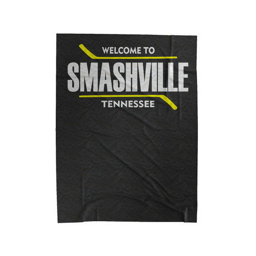 Welcome To Smashville Velveteen Blanket