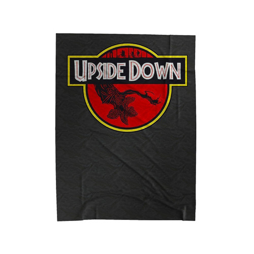 Welcome To The Upside Down Stranger Things Inspired Velveteen Blanket