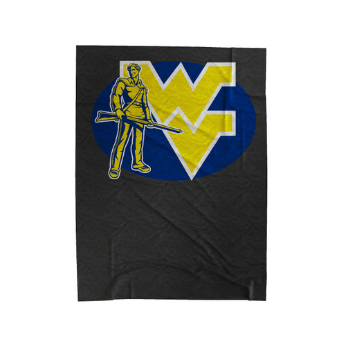 West Virginia Mountaineers Logo Velveteen Blanket