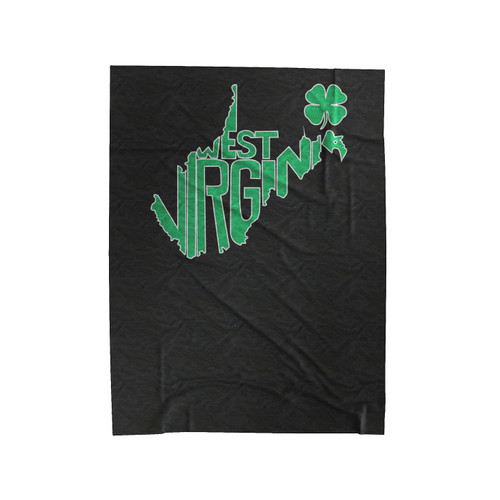 West Virginia St Patrick's Velveteen Blanket