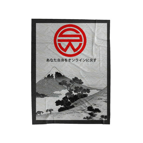 Westworld Japanese Velveteen Blanket