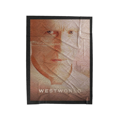 Westworld Man In Black 2 Velveteen Blanket