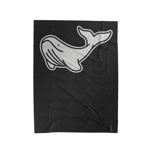 Whale Cute Fish Animal Velveteen Blanket
